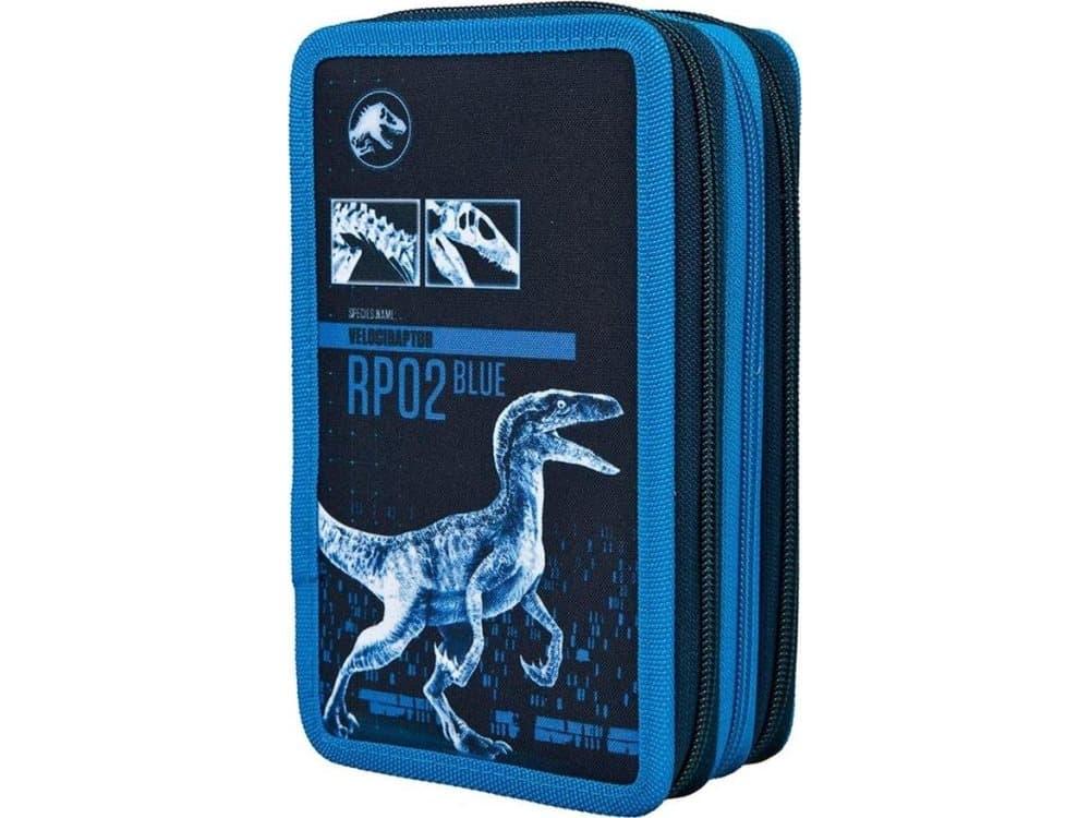 Cass pencil case film Triple pencil case with accessories Dinosaurs