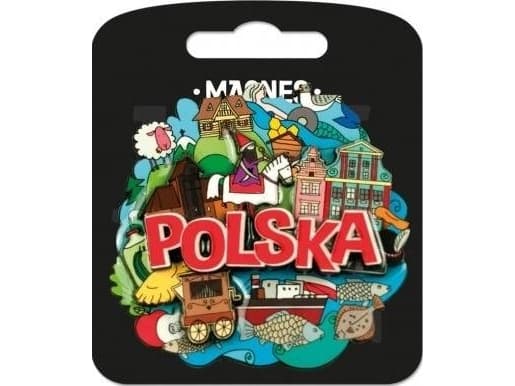 PAN DRAGON Magnes I love Poland Polska ILP-MAG-C-PL38