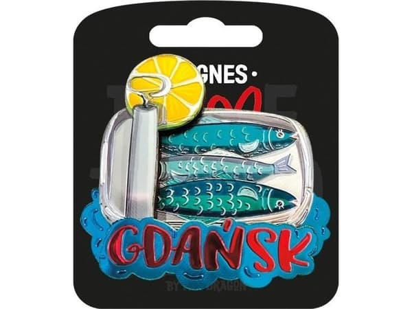 Pan Dragon Magnes I love Poland Gdańsk ILP-MAG-A-GD-31