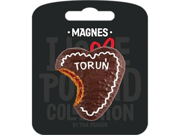 Pan Dragon Magnes I love Poland Toruń ILP-MAG-C-TOR-01