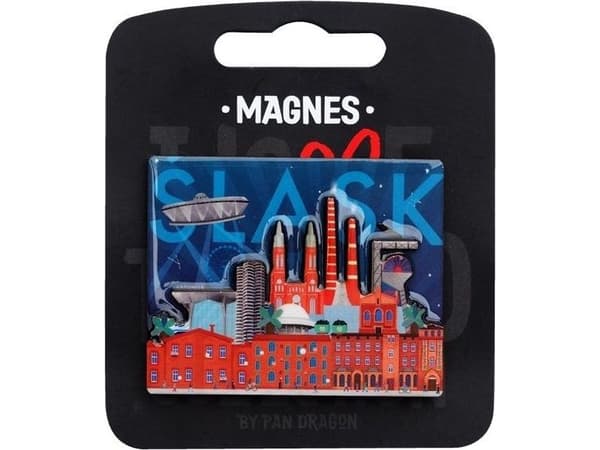 PAN DRAGON Magnet I love Poland Silesia ILP-MAG-C-KAT-19