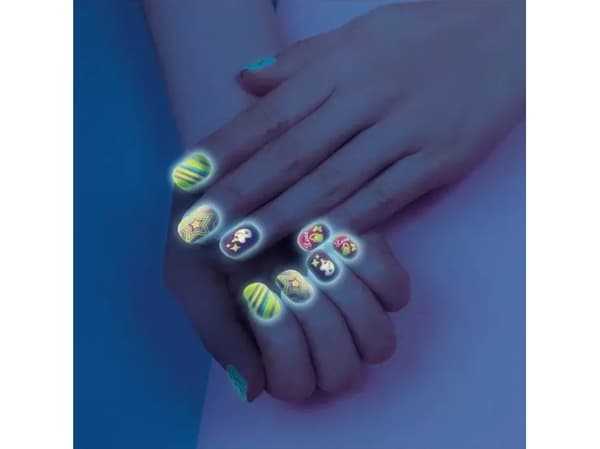 Clementoni Crazy Chic Shiny Nails, Lasten kynsilakkasetti, 6 vuosi/vuosia, Monivärinen