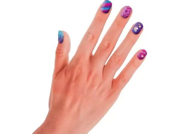Clementoni Crazy Chic Shiny Nails, Lasten kynsilakkasetti, 6 vuosi/vuosia, Monivärinen