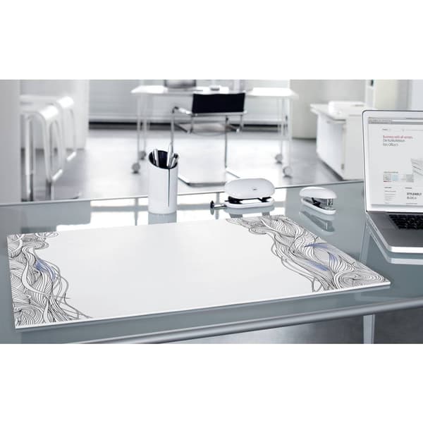 Sigel Relax HO570 Skrivunderlägg Blanko Svart/Vit (B x H) 595 mm x 410 mm