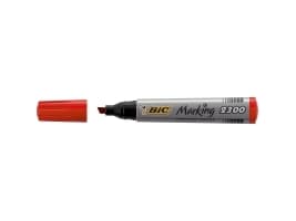 BIC Marking 2300 - Markør - permanent - rød - alkoholbasert blekk - 3.1-5.3 mm (en pakke 12)