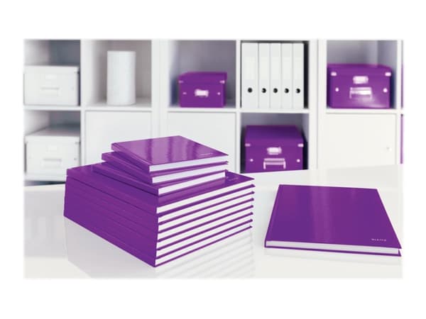 Leitz 46261062, Kuvio, Purppura, A4, 80 arkkia, 90 g/m², Kovakantinen