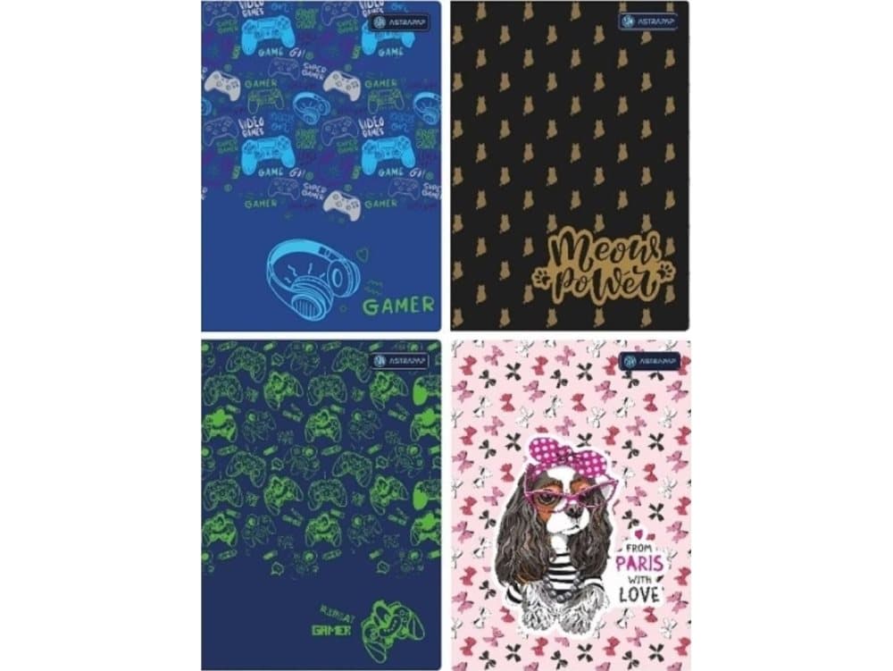 Astra-papier Notebook A5/32K line (10 items) ASTRA