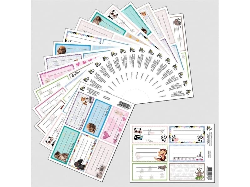 Bee-bee Labels for notebook Best friend (25 pcs)