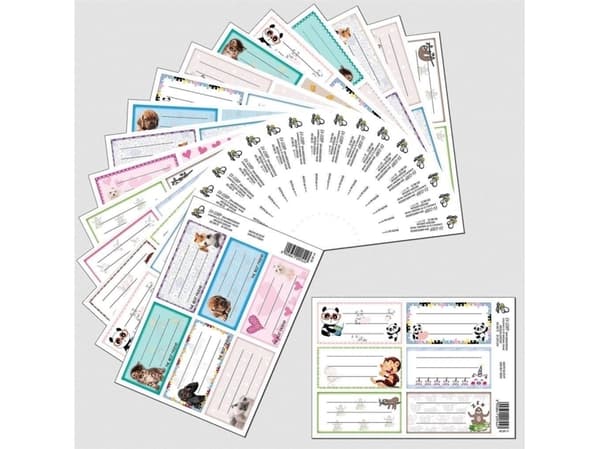 Bee-bee Labels for notebook Best friend (25 pcs)