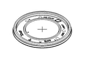 Plastlåg Ø115 mm Flad med kryds transparent til papbæger 44 oz 100 cl,10 ps x 100 stk/krt