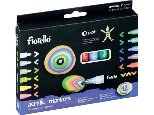 Fiorello Akryylitussit 12 väriä FIORELLO FIORELLO