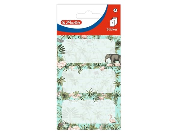 Herlitz 50034314, Universal, Saksa, 8,4 cm, 12,1 cm, 9 kpl, 3 kpl, 3 kpl