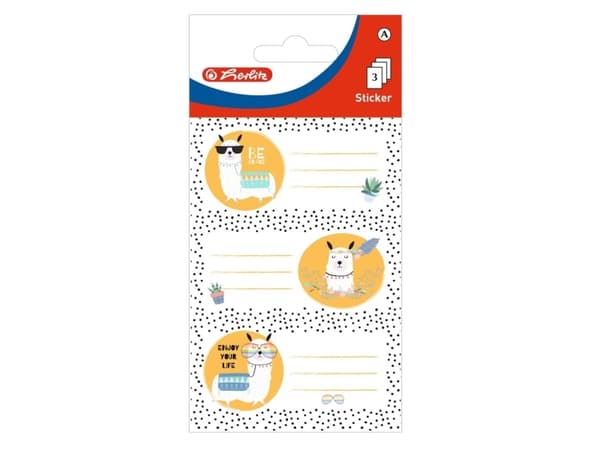 Herlitz 50034284, Universal, Saksa, 8,4 cm, 12,1 cm, 9 kpl, 3 kpl, 3 kpl