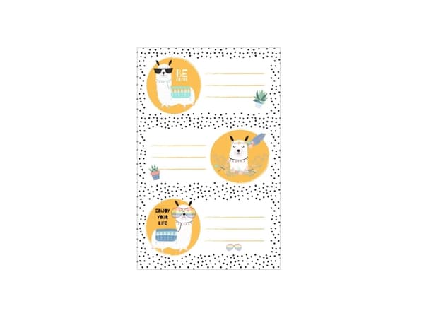 Herlitz 50034284, Universal, Saksa, 8,4 cm, 12,1 cm, 9 kpl, 3 kpl, 3 kpl