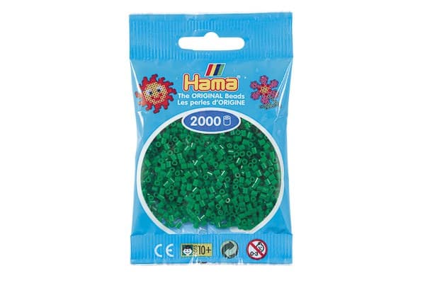 Hama mini pärlor grön