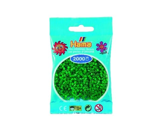 Hama mini pärlor grön