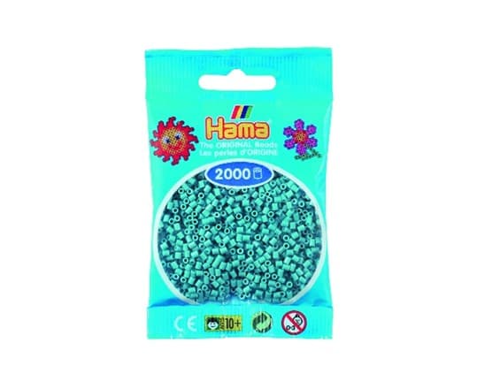 Hama mini pärlor turkos