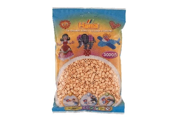 Hama midi pärlor 3000st ljus persika