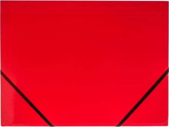 Tetis TETIS cardboard folder with a corner rubber A4 red Tetis FAIR