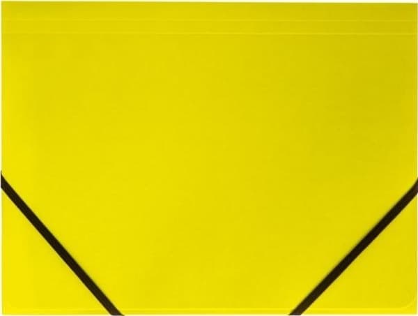A4 card folder with eraser nar. limon (6pcs) BT600-Y