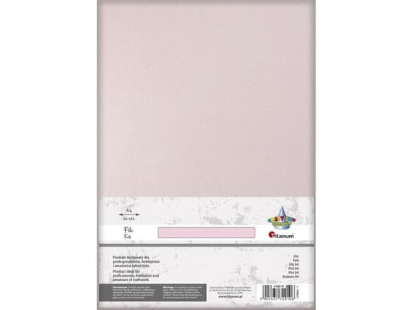 Titan Filt A4 blekrosa 10 stk