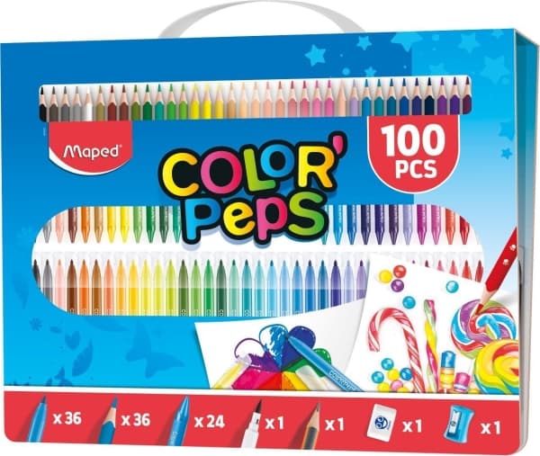 Maped 907003, 5 år, Plast, Flerfarget, 100 stykker