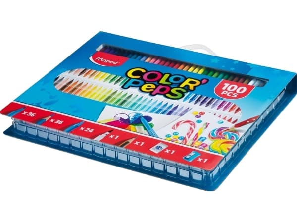 Maped 907003, 5 år, Plast, Flerfarget, 100 stykker