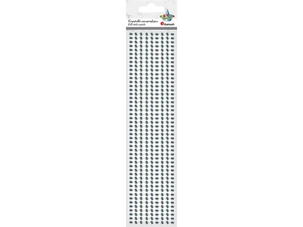 Titanum Self-adhesive crystals on a mix strip 48 pcs