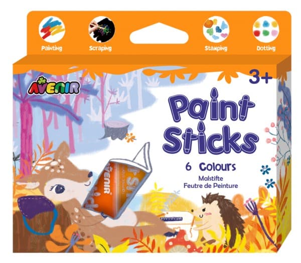 Avenir Paint sticks 6 farger