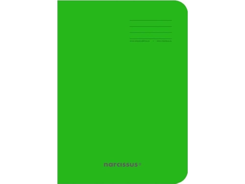 Narcissus Notebook A4/60K PP Green line (4 pcs) NARCISSUS