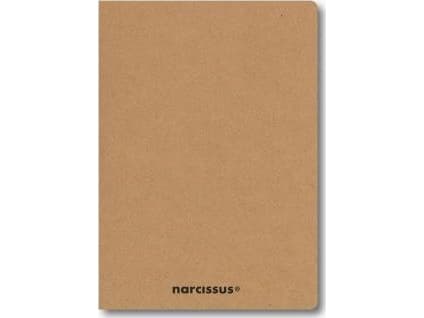 Narcissus Notebook A4/48K Eco Kraft line (6 items) NARCISSUS