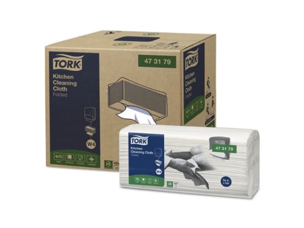 Aftørringsklud Tork Køkken 1-lag 415x355 mm Non-Wowen - (75 stk. x 4 pakker)