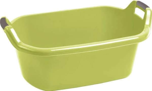 Clothes washing tub with handles CURVER BASIN, green, 77 x 52 x h55 cm, 55 L