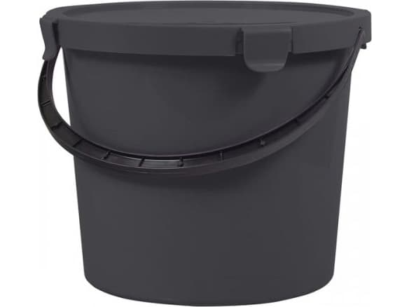 Plast Team Wiadro z pokrywą Berry Szare 10l PlastTeam