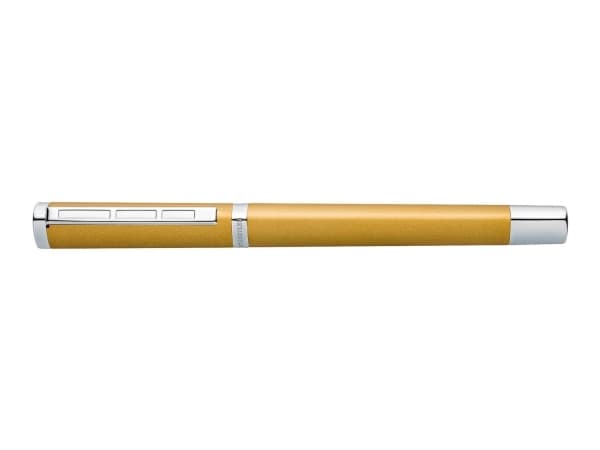 Staedtler triplus 474, Guld, Påfyllning med bläckpatronssystem, Blå, Metall, Rostfritt stål, Fin