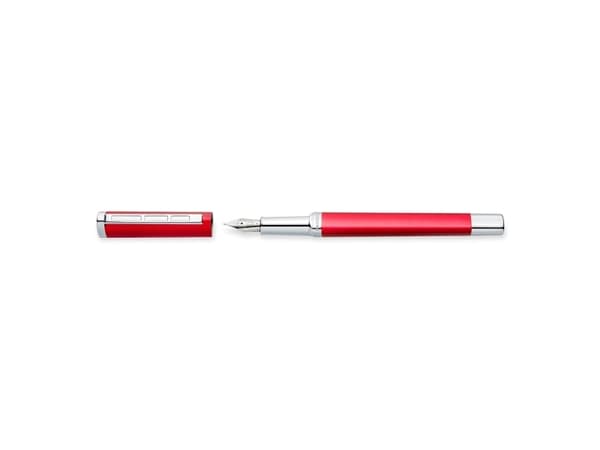 Staedtler triplus 474, Rød, Fyllesystem med patron, Blå, Metall, Rustfritt stål, Fint