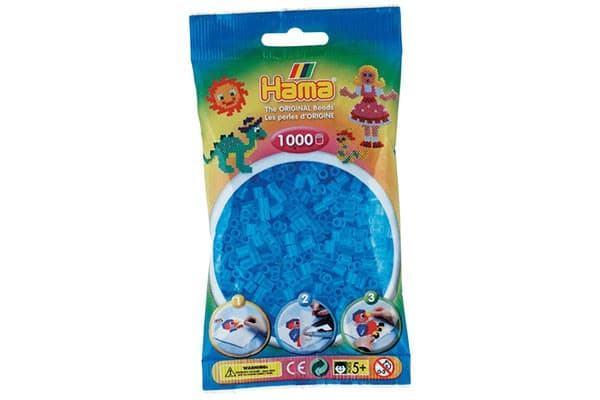 Hama midihelmet 1000 kpl transp. sinivihreä