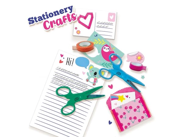 SES Creative Stationery crafts, Håndverkssett for barn, 5 år, Flerfarget