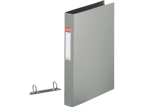 Esselte Standard Ring Binders , PP Grey 2 x 25 mm, A4, Harmaa, 2,5 cm, 3,5 cm