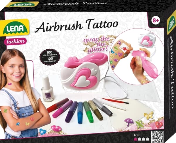 Lena SM42443, Marker airbrush, 8 År, Batterier krävs, Multifärg