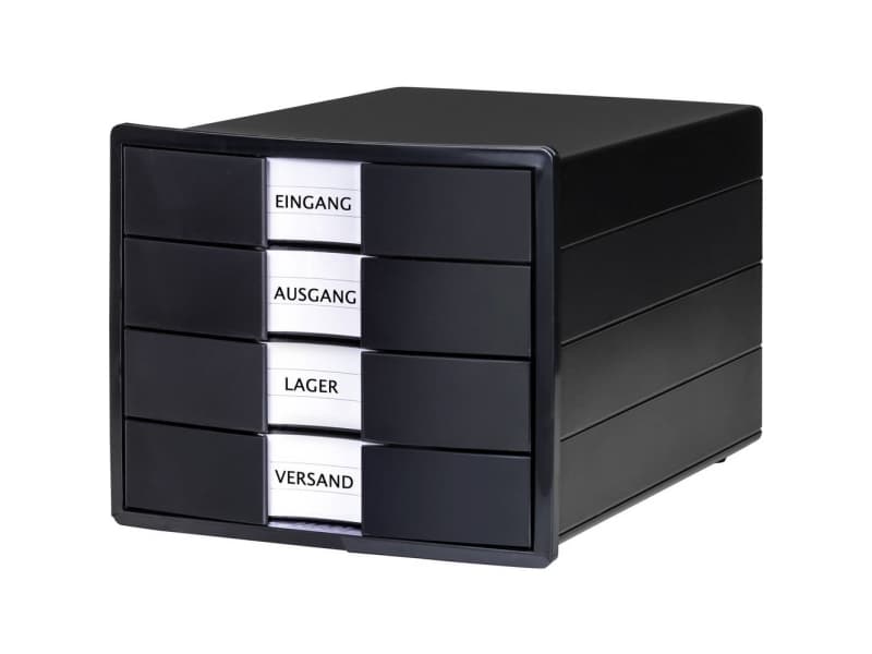 HAN IMPULS KARMA 10128-13 Lådbox Svart A4 , C4 Antal lådor: 4