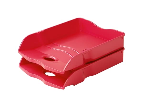 HAN Re-LOOP, Polypropeeni (PP), Punainen, A4, Kirjain, Saksa, 259 x 351 x 63 mm