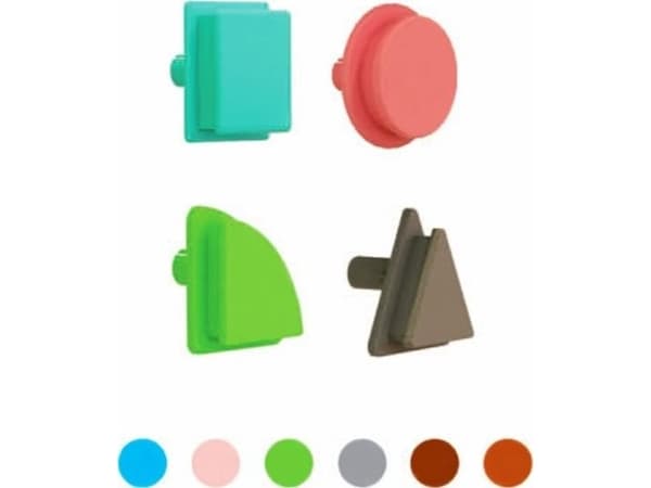 Masterkidz MASTERKIDZ Geometriska brädelement 256 st