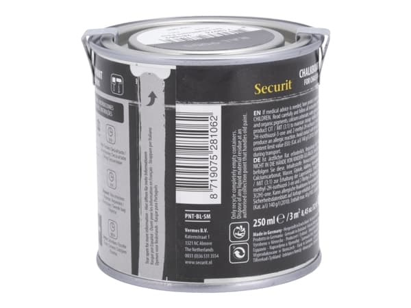 Securit PNT-BL-SM, 250 ml, Svart, Flaska