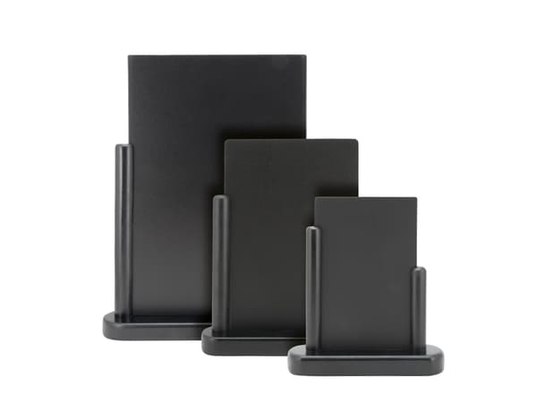 Securit® ELEGANT A6 pöytäkyltti pyökistä, musta