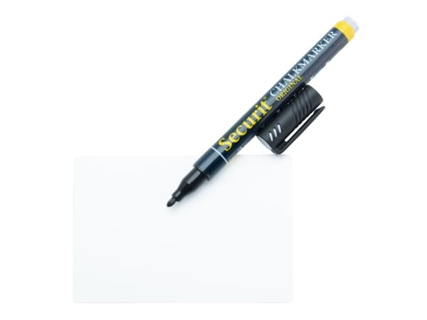 Securit TAG-A7-BL, Plast, Hvit