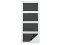 Pikkukuva 4 / 5: Securit CS-RECT-8, 85 x 50 mm, PVC, Svart