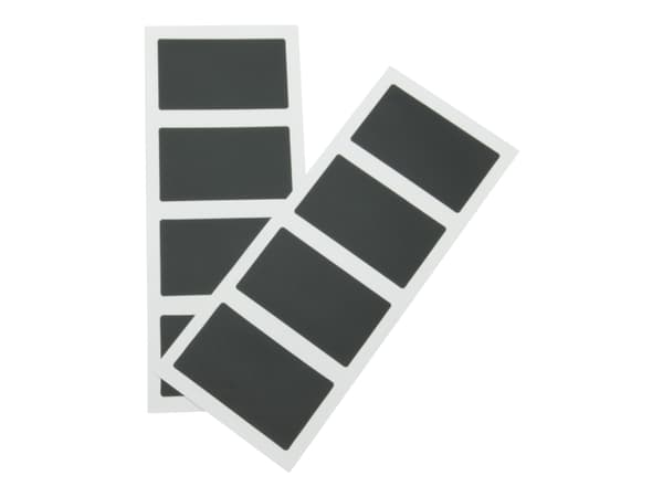Securit CS-RECT-8, 85 x 50 mm, PVC, Svart