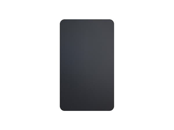 Securit CS-RECT-8, 85 x 50 mm, PVC, Svart