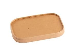 Låg Catersource til 125461,125462,125463,124816 178x129x40 mm Pap med PE Brun,12 ps x 25 stk/krt